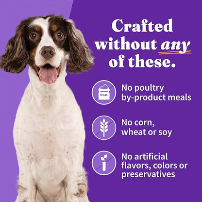 Halo Wet Dog Food Variety Pack, Three Canned Whole Meat Chicken Stew, Beef Stew, Turkey & Salmon Stew, 13.2 Oz Can (Pack of 6)