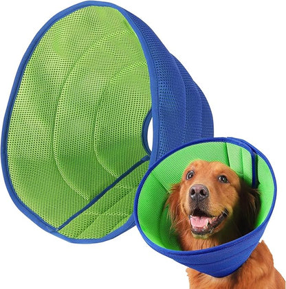 Soft Dog Cone Collar Alternative, E Cones for Medium Small Dogs/Cat to Stop Licking After Surgery, Neuter Recovery Ecollars of Shame Alternatives, Comfortable Paws Comfy Elizabethan Collars