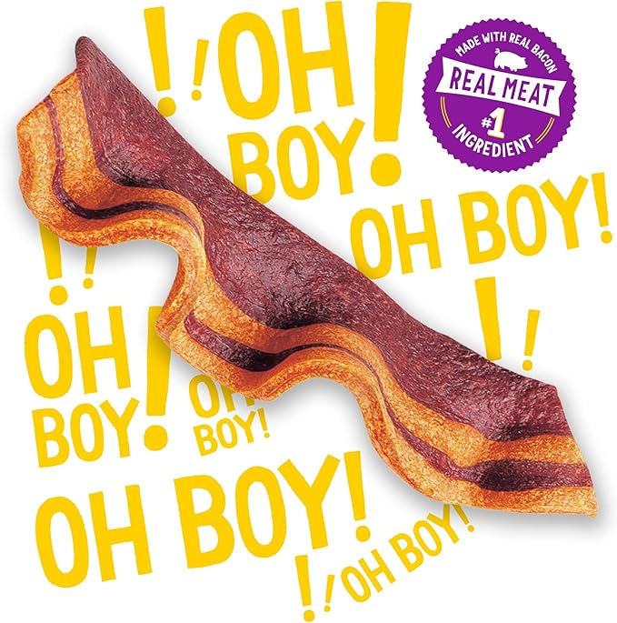 Purina Beggin' Strips with Real Meat Dog Training Treats with Bacon and Cheese Flavors - 26 oz. Pouches,(Pack of 4)