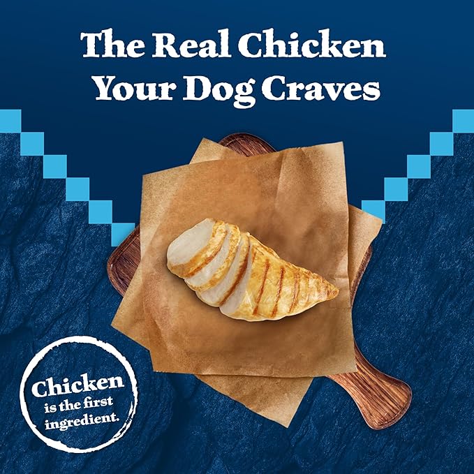Blue Buffalo Wilderness High-Protein Natural Dry Food for Senior Dogs, Chicken Recipe, 13-lb Bag