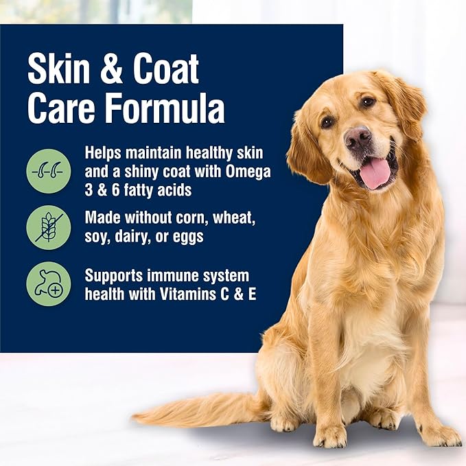 Blue Buffalo True Solutions Skin & Coat Care Natural Dry Dog Food for Adult Dogs, Salmon, 11-lb. Bag