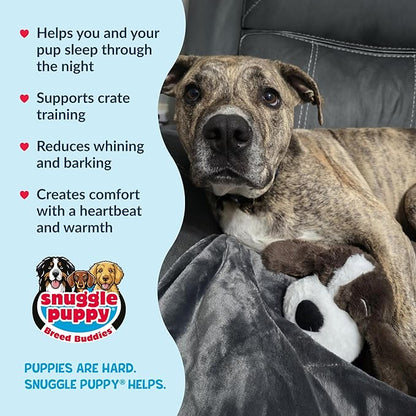 Snuggle Puppy Original Toys - Heartbeat Puppy for Dogs - Pet Anxiety Relief and Calming Aid - Comfort Dog Toys for Behavioral Training