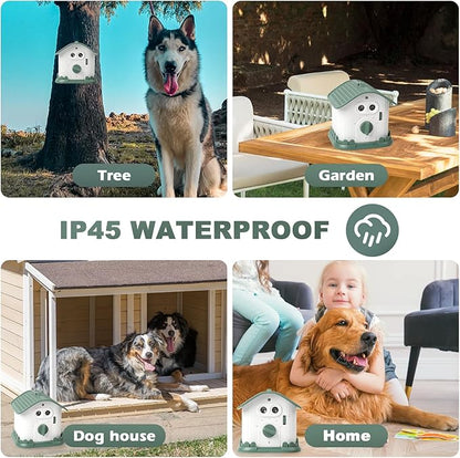 Anti Barking Device for Dogs, Ultrasonic Dog Bark Deterrent Devices with 3 Modes, 50Ft Range Stop Barking Control Devices for Dog Training in Outdoor Indoor, 1200mAh Rechargeable, Waterproof