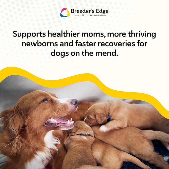 Breeder's Edge Foster Care Canine Milk Replacer Powder, Complete Nutritional Supplement for Puppies & Dogs, Supports Healthy GI & Immune System, Easy to Mix Formula, 4.5 lb