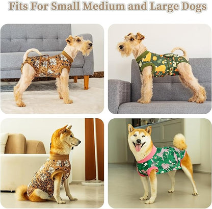 Recovery Suit for Dogs After Surgery,Female Male Dog Onesie for Spay Neuter,Substitute E-Collar & Cone,Anti-Licking Breathable Onesie for Small Medium Large Dogs