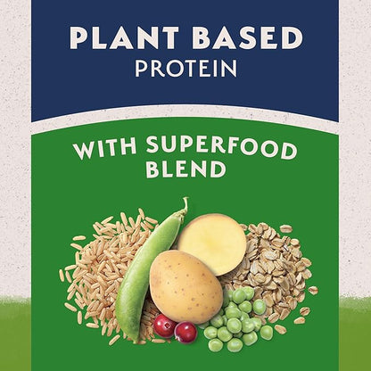 Natural Balance Limited Ingredient Adult Dry Dog Food with Vegan Plant Based Protein and Healthy Grains, Vegetarian Recipe, 12 Pound (Pack of 1)