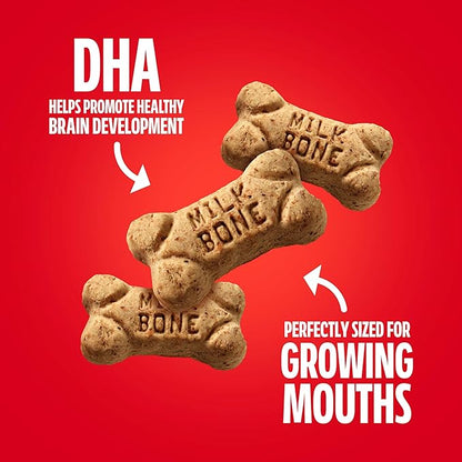 Milk-Bone Original Dog Treats for Puppies, 16 Ounce (Pack of 6), DHA Helps Support Healthy Brain Development
