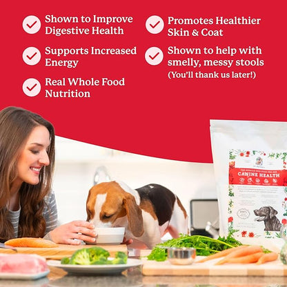 Dr. Harvey's Canine Health Miracle Dog Food, Human Grade Dehydrated Base Mix for Dogs with 9 Vegetables and 6 Organic Whole Grains (Trial Size 6.5 Oz)
