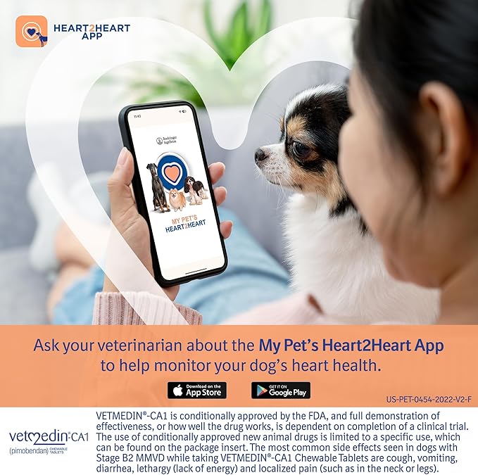 VETMEDIN®-CA1 (pimobendan) Chewable Tablets for Dogs, 1.25 mg, 50ct