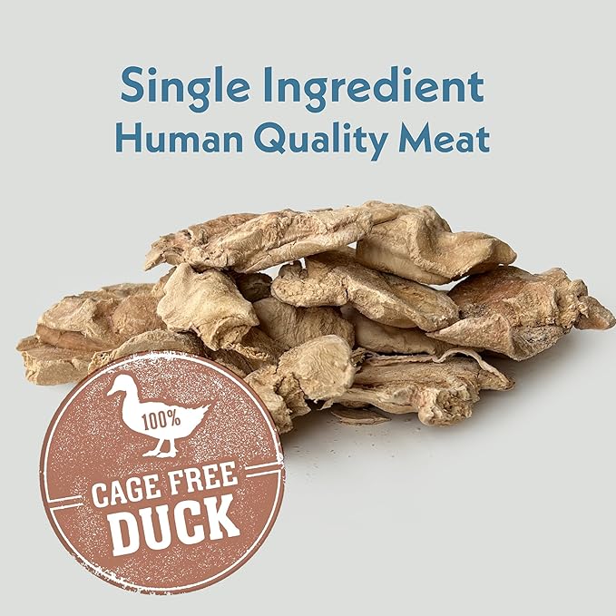 Fresh Is Best Duck Liver Freeze Dried Dog Treats – Raw Freeze Dried Cat Treats in Resealable Zipper Bag – High-Protein for Dogs & Cats – Made in the USA