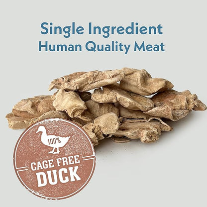 Fresh Is Best Duck Liver Freeze Dried Dog Treats – Raw Freeze Dried Cat Treats in Resealable Zipper Bag – High-Protein for Dogs & Cats – Made in the USA