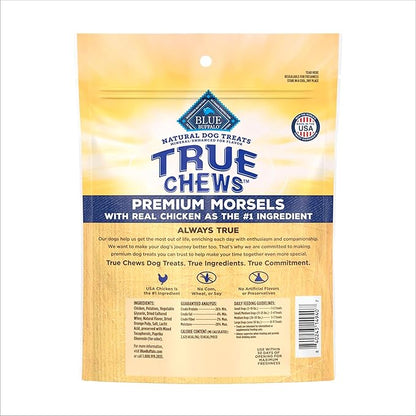 Blue Buffalo True Chews Premium Morsels Natural Dog Treats, Chicken 11 oz Bag