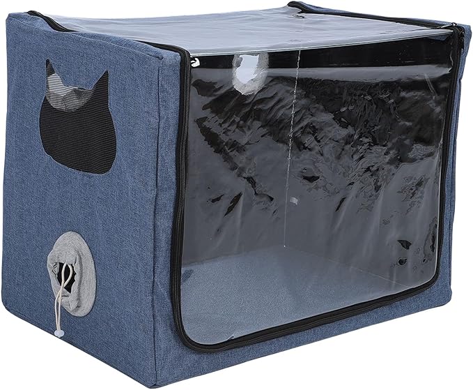 Pet Atomization Oxygen Box, Nebulization Cage, ICU for Dogs House, Puppies Convenient Cough Breathing Treatment