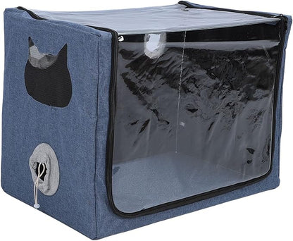 Pet Atomization Oxygen Box, Nebulization Cage, ICU for Dogs House, Puppies Convenient Cough Breathing Treatment