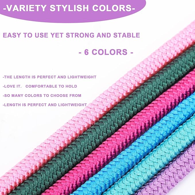 Dog Leashes for Small Medium Dogs Slip Leads for Dogs 6FT Slip Leash for Dogs Dog Lead with 6 Colors Strong Nylon Dog Training Leash No Pull Rope Dog Leash (Deep Purple)