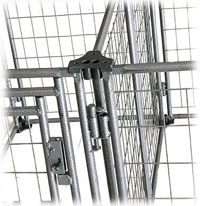 TWO by TWO Haven Expandable Kennel, Black, Medium