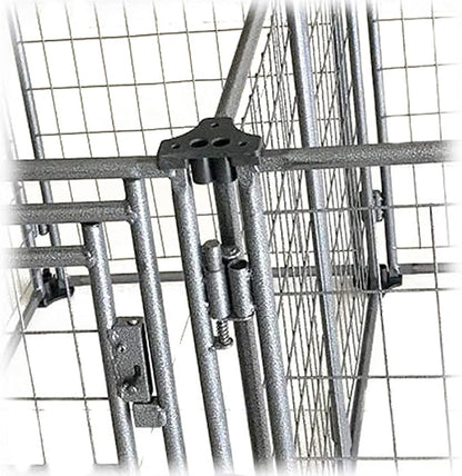 TWO by TWO Haven Expandable Kennel, Black, Medium