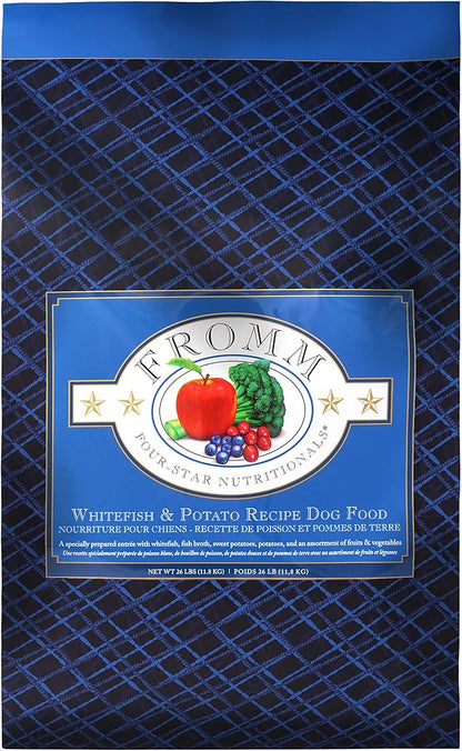 Fromm Four-Star Nutritionals Whitefish & Potato Dog Food - Premium Dry Dog Food - Whitefish Recipe - 26 lb