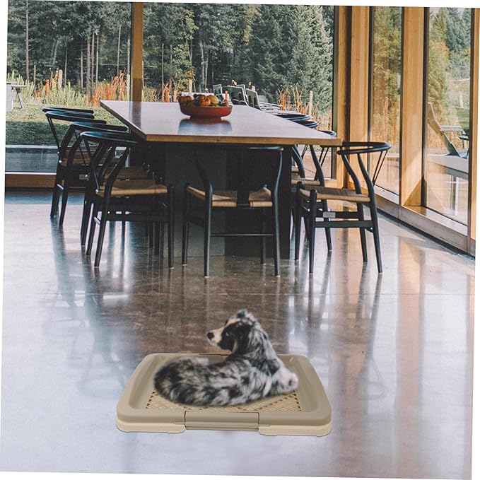 BESPORTBLE Small Thickened Puppy Toilet Tray Indoor PET Training Toilet Non-Slip Design Easy to Clean Household Dog Tray for Potty Training