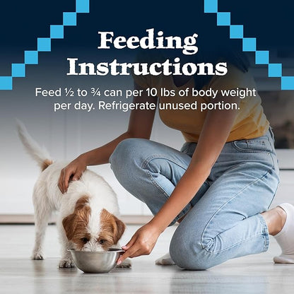 Blue Buffalo Wilderness Adult Wet Dog Food,High-Protein & Grain-Free,Made with Natural Ingredients,Salmon & Chicken Grill,12.5-oz. Cans,(Pack of 24)