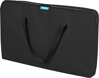 Deluxe Premium Pet Dog Playpen Portable Soft Dog Exercise Pen Kennel with Carry Bag for Dogs, Cats, Kittens, and All Pets (Large, Black)