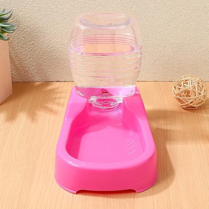 Dog Water Feeder Auto Dog Feeder Pet Food Dispenser Pet Drinking Tool Water Bottle Puppy Puppy Stuff Cat Bowl Supplies Pink Cat Food