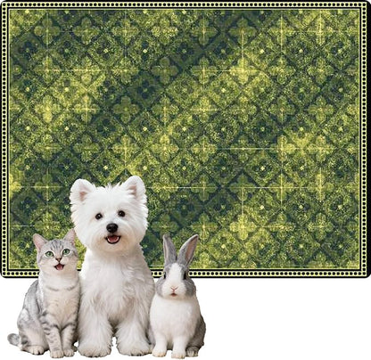Washable Pee Pads for Dogs, Reusable Puppy Potty Training Pads, Ultra-Absorbent Thick Waterproof Leak-Proof Non-Slip Pads & Mat for Crate, Playpen, Floor, Whelping & Housebreaking , 2 Pack 18"x24"