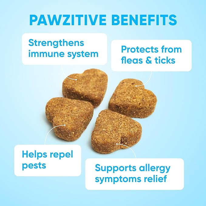 Chewable Flea and Tick Prevention for Dogs - 120 Soft Chews Made in USA - Oral Flea and Tick Control Pills for Small, Medium, Large Dogs and Puppies - Skin and Coat Supplement Treats for All Breeds