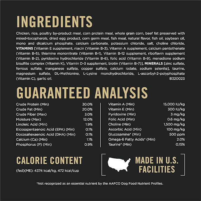 Purina Pro Plan Sport Development 30/20 Chicken and Rice Formula High Protein Dog Food for Puppies - 4 lb. Bag