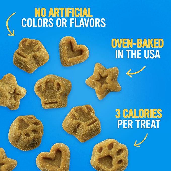 Blue Dog Bakery Perfect Trainers, Mini Dog Training Treats, Soft & Chewy, Made w/USA Beef, Healthy Treats, All Natural, Extra Small, 6 oz (Pack of 8)