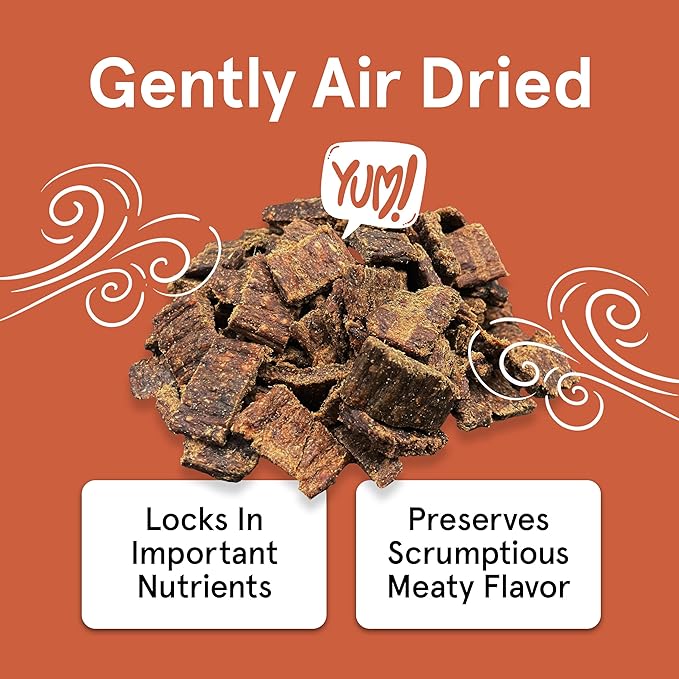 TRMC Real Meat Dog Treats - Two 12oz Bag of Bite-Sized Air-Dried Venison Jerky for Dogs - Grain-Free Jerky Treats Made up of 95% Free-Range, Grass Fed Venison - All-Natural Treats