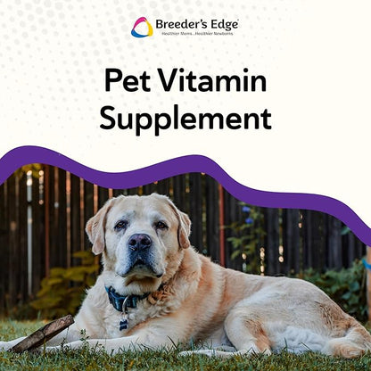 Breeder's Edge B Strong Liquid, Vitamin B for Dogs and Cats, Supports Canine and Feline Reproductive Health, Promotes Healthy Heat Cycles, Provides Energy, and Stimulates Appetite, 32 oz