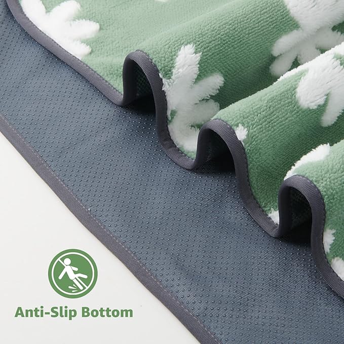 LOOBANI Washable Puppy Pads: Waterproof Reusable Pee Pads for Dogs, Non-Slip and Leak-Proof Dog Pee Mat, Absorbent Dog Training Pads for Puppy Playpen, Crate, Potty Training (18"x24", 4 Packs)