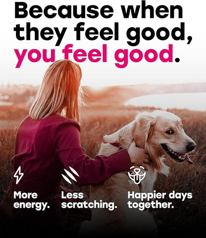 24-in-1 Daily Multivitamin Dog Chews – Joint, Skin & Coat, Digestion & Immunity Support – Glucosamine, Omega-3, Probiotics for Gut Health – PhD-Endorsed, 140 Chews, Bacon Flavor