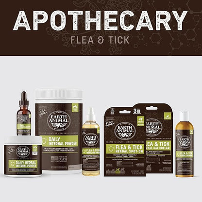Earth Animal Apothecary Natural Flea & Tick - Herbal Spot-On for Small Dogs & Puppies - 3 Applications (3 Month Supply)