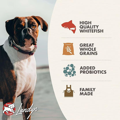 Fromm Classic Adult Whitefish & Rice Dog Food - Premium Dry Dog Food for Large, Medium, & Small Breeds - Whitefish & Rice Recipe - 5 lb