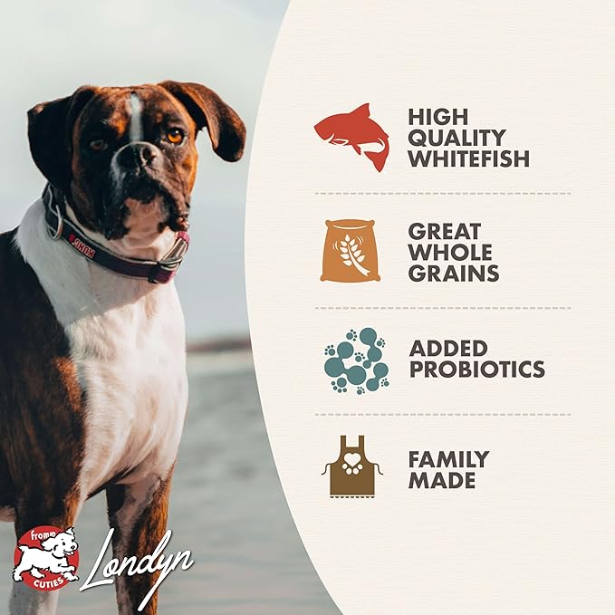 Fromm Classic Adult Whitefish & Rice Dog Food - Premium Dry Dog Food for Large, Medium, & Small Breeds - Whitefish & Rice Recipe - 15 lb