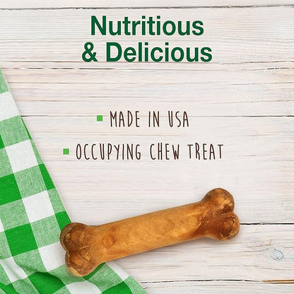 Nylabone Healthy Edibles Natural Puppy Chews Long Lasting Treats for Puppies, Turkey & Sweet Potato Flavor, Small/Regular (3 Count)