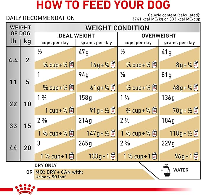 Royal Canin Veterinary Diet Canine Urinary SO Adult Dry Dog Food, 6.6 lb Bag