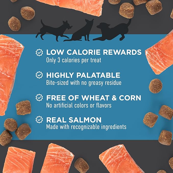 Cloud Star Tricky Trainers Chewy Dog Treats, Salmon, 5 oz. Pouch