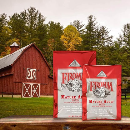 Fromm Classic Mature Adult Dog Food - Senior Dry Dog Food for Large, Medium, & Small Breeds - Chicken Recipe - 15 lb