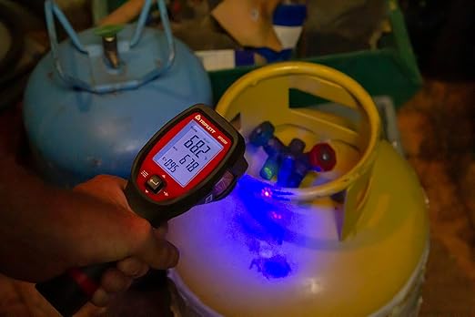 Triplett IRTUV50 Non-Contact IR Thermometer with UV Leak Detection, -4 to 752°F (-20 to 400°C)