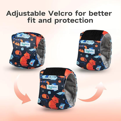 Leekalos Male Dog Diapers, Dog Belly Bands for Male Dogs Wraps Washable Doggie Diapers High Absorbing Dog Belly Bands（5 Pack）