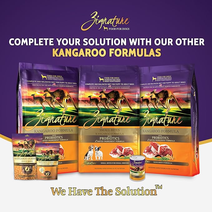 Zignature Kangaroo Limited Ingredient Formula Small Bites Dry Dog Food 12.5lb