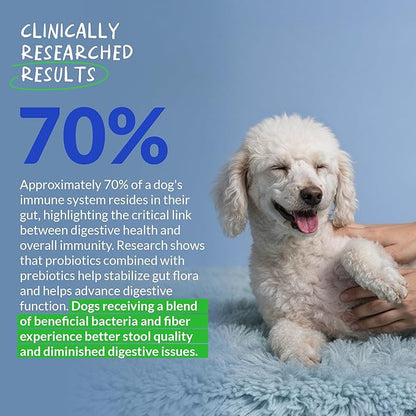 Probiotics for Dogs – Digestive & Diarrhea Support – 90 Soft Chews – Vet Formulated – Gut Health & Immune Support
