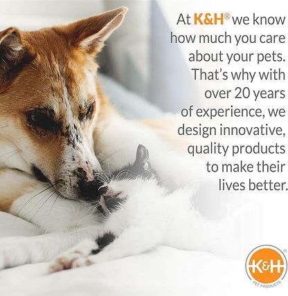 K&H Pet Products Bolster Dog Cot, Cooling Indoor Outdoor Elevated Cot Hammock Dog Bed with Removable Washable Bolsters, Washable Mesh Cover, Raised Metal Frame - Medium 32 X 25in Chocolate