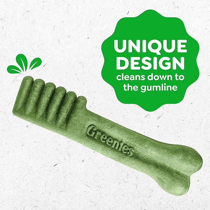 Greenies Veterinarian-Recommended Adult Natural Dental Dog Treats Petite Size, Dog Dental Chews, Original Flavor, 3 oz. Pack, 5 Count