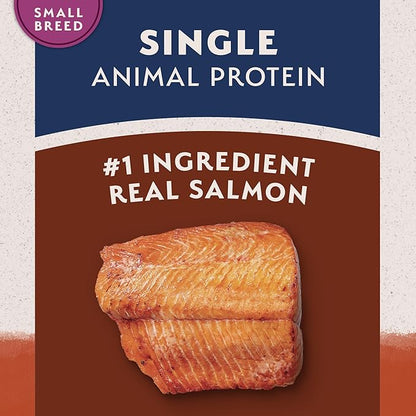 Natural Balance Limited Ingredient Grain Free Salmon & Sweet Potato Dry Dog Food for Small Breed Adults, Sensitive Stomach, 12 lb