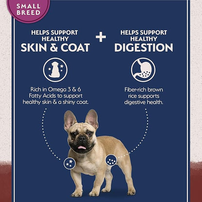 Natural Balance Limited Ingredient Small-Breed Adult Dry Dog Food with Healthy Grains, Beef & Brown Rice, 4 Pound (Pack of 1)