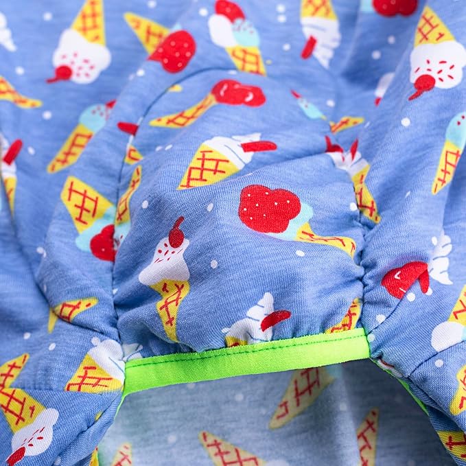Adorable Ice Cream Surgery Recovery Suit Female Male for Dogs After Surgery Medium Large Dogs Onesie,Lightweight Dog Recovery Suit for Shedding Prevent Licking Surgical Wound,Dog Pajamas Pjs